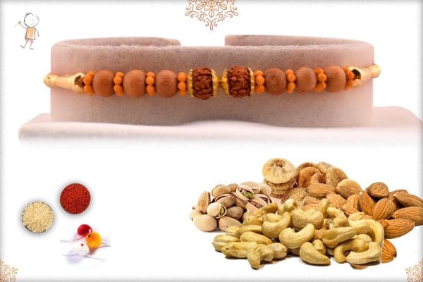Rakhi With Badam-Kaju-Pista-Anjeer (400gm)
