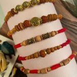 Sandalwood-Diamond Rakhi