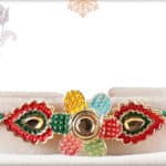 Multicolor Flower Rakhi with Handcrafted Thread 2
