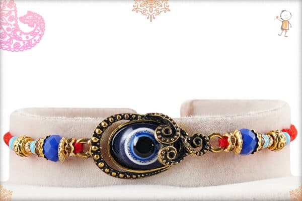 Stunning Handcrafted Evil Eye Rakhi