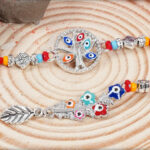 Beautiful Silver Tree of Life Bhaiya-Bhabhi Rakhi 4