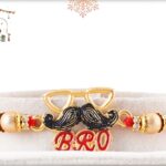 Stylish Mustache Bro Rakhi 2