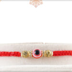 Red Evil Eye Rakhi with Beautifully handcrafted Thread 2