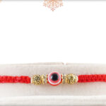Red Evil Eye Rakhi with Beautifully handcrafted Thread 2