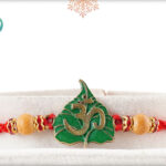 Leaf with OM Rakhi
