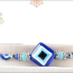 Exquisite Evil Eye Rakhi with Handcrafted Thread 2