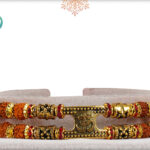 Finley Crafted OM with Rudraksh Bracelet Rakhi
