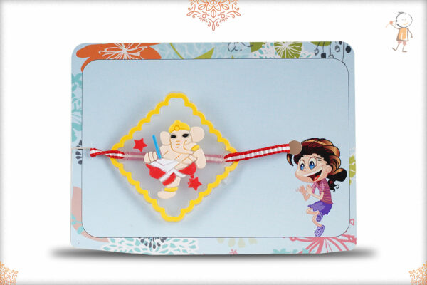 Cute Little Ganesha Kids Rakhi