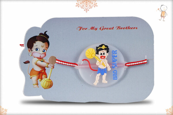 Super Strong Baal Hanuman Bro Kids Rakhi