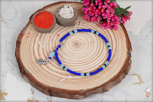 Delicate Ready-to-Wear Evil Eye Bhabhi Lumba Rakhi