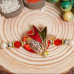 Traditional Orange Rakhi