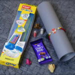 Ready-to-wear Amazing Spideman Kids Rakhi with Flair Aero Pencil Kit 2