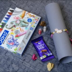 Ready-to-wear Unicorn Kids Rakhi with Doms Jumbo Wax Crayons (12 Shades) 2