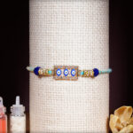 Designer Evil Eye Diamond Rakhi