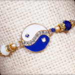 Yin-Yang Diamond Rakhi