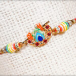 Artistic Meenakari Rakhi