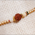 Rudraksh with Bead Rakhi