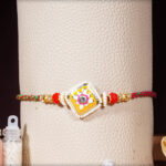 Elegant Meenakari Rakhi