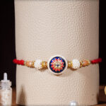 Beautiful Pearl Meenakari Rakhi