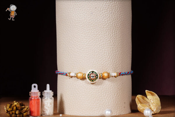 Beautiful Meenakari Rakhi