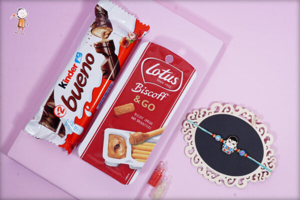 Chocolatey Goodness Rakhi Combo