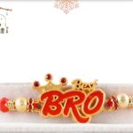 Stylish Best Bro with Crown Rakhi